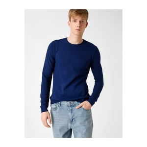 Koton Sweater - Dark blue - Relaxed fit