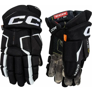 CCM Hokejové rukavice Tacks AS-V SR 15 Black/White