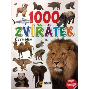 Sun 1000 Zvieratiek na vyhľadávanie so samolepkami