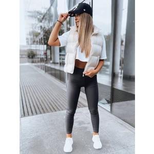 Women's ribbed leggings JUST gray Dstreet