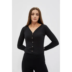 blouse with buttons