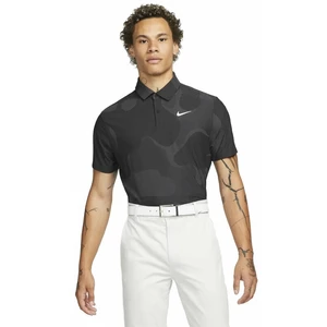 Nike Dri-Fit ADV Tour Mens Polo Shirt Camo Black/Anthracite/White L