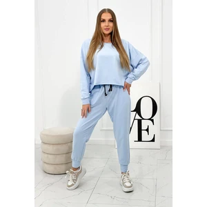 Set 2-Piece Sweatshirt + Trousers Blue