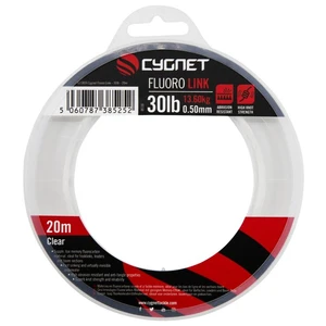 Cygnet návazcový vlasec fluoro link 20 m - 0,50 mm 30 lb 13,6 kg