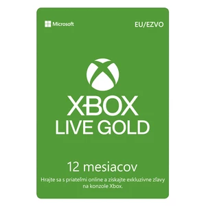 Xbox Live GOLD 12 havi előfizetés CD-Key