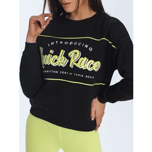 Black women's sweatshirt RACE BY0825