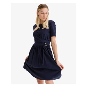Armani Exchange Šaty Modrá