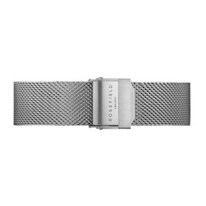 Rosefield Tribeca Mesh Silver Strap