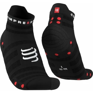 Compressport Pro Racing Socks v4.0 Ultralight Run Low Black/Red T4