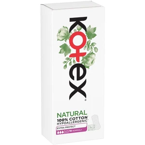 Kotex Natural Normal+ slipové vložky 18 ks