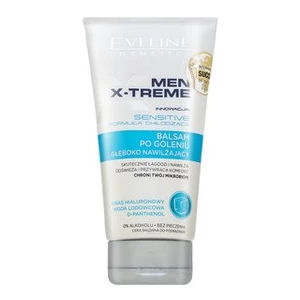 Eveline Men X-treme Cooling Effect Sensitive Intensely Soothing After Shave Balm multifunkční čisticí gel a peeling pro problematickou pleť 150 ml