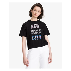 Tommy Jeans New York City Crop top Černá