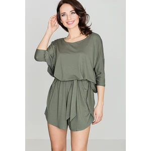 Lenitif Woman's Jumpsuit K315 Olive