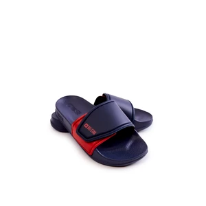 Children's summer slippers Big Star - dark blue