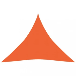 Stínící plachta trojúhelníková HDPE 3 x 3 x 3 m Dekorhome Oranžová,Stínící plachta trojúhelníková HDPE 3 x 3 x 3 m Dekorhome Oranžová