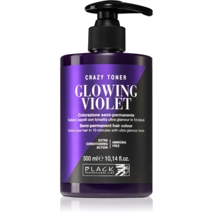Barevný toner na vlasy Black Professional Crazy Toner - Glowing Violet (fialový) (154017) + DÁREK ZDARMA