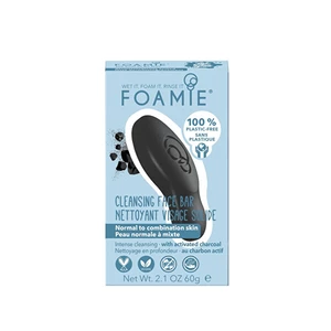 Foamie Too Coal To Be True čistiace mydlo na tvár pre normálnu až zmiešanú pleť 60 g