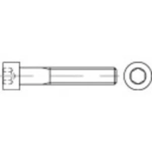Šrouby s válcovou hlavou Toolcraft, vnitřní šestihran, DIN 912, M 6 x 125 mm, 8.8, 100 ks