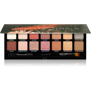 Sigma Beauty Warm Neutrals Eyeshadow Palette paleta očních stínů 25.5 g