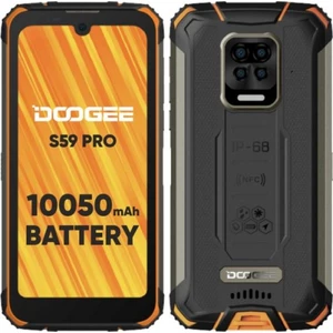Odolný telefón Doogee S59 PRO 4 GB/128 GB, oranžový