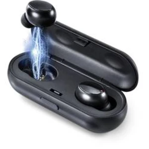 Bluetooth® náhlavní sada In Ear Stereo Renkforce RF-BTK-150 RF-4268250, černá