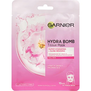 Garnier Skin Naturals Hydra Bomb plátenná maska s rozjasňujúcim účinkom 28 g