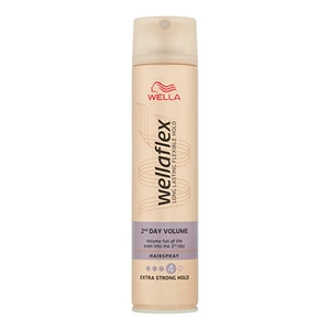 Wella Wellaflex 2nd Day Volume lak na vlasy so silnou fixáciou pre objem 250 ml