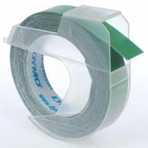 Dymo S0898160, 9mm x 3m, bílý tisk/zelený podklad, originální páska