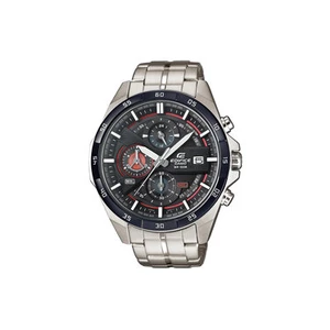 Náramkové hodinky Casio EFR-556DB-1AVUEF, (d x š x v) 53.5 x 48.7 x 12.6 mm, strieborná/biela