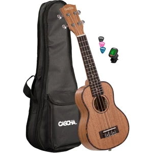 Cascha HH 2027 DE Premium Szoprán ukulele Natural