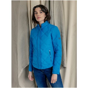 Blue Ladies Quilted Jacket Fransa - Women