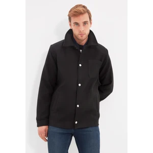 Trendyol Black Men's Regular Fit Cachet Coat