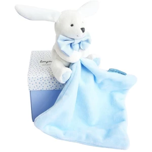 Doudou Gift Set Blue Rabbit dárková sada pro děti od narození 1 ks