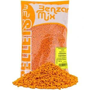 Benzar mix mikro pelety feeder 800 g 1,5 mm - čokoláda pomaranč