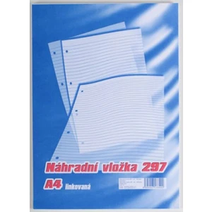 Náhradní linkovaná vložka do KARIS A4 [Papírenské zboží]