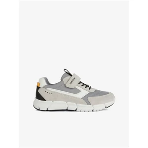 Light Grey Geox Boys Sneakers - Boys