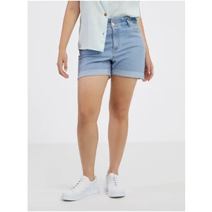 Light Blue Womens Denim Shorts JDY Roma - Women