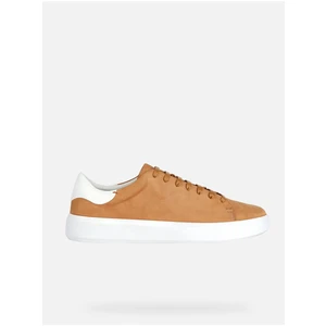 Brown Mens Suede Sneakers Geox - Men