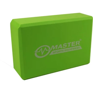Master Sport Master Yoga jogový blok farba Green (23 × 15 × 7,5 cm) 1 ks
