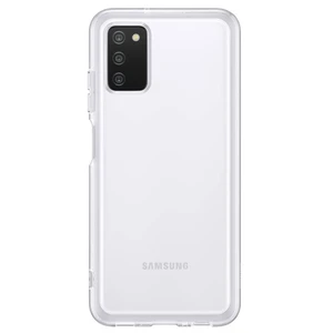 Kryt na mobil Samsung Galaxy A03s (EF-QA038TTEGEU) priehľadný Elegantní a nenápadný<br />
Vyberete si čirý styl pro zvýraznění barevného provedení telefonu,