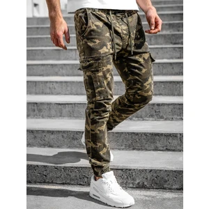 Khaki pánské jogger kapsáče Bolf KA2122