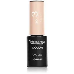 Pierre René Nails Hybrid gélový lak na nechty s použitím UV/LED lampy odtieň No. 3 Melon 6 ml