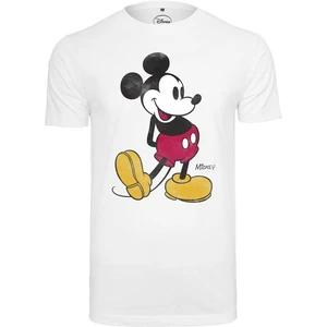 Mickey Mouse Tričko Logo Bílá S