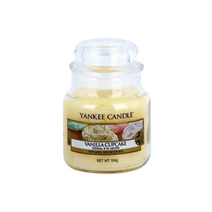 Yankee Candle Vanilla Cupcake vonná svíčka Classic střední 104 g