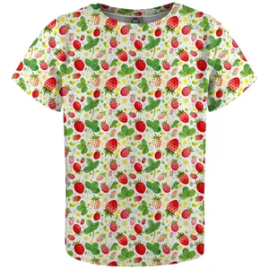 Mr. Gugu and Miss Go Strawberries Pattern Multi 10 - 12 anni Maglietta allegra e divertente