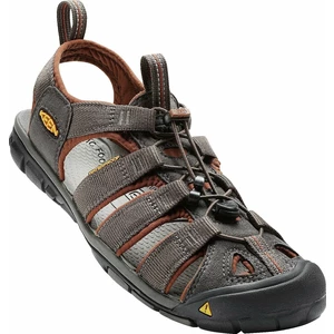 Keen Chaussures outdoor hommes Clearwater CNX Men's Sandals Raven/Tortoise Shell 42,5