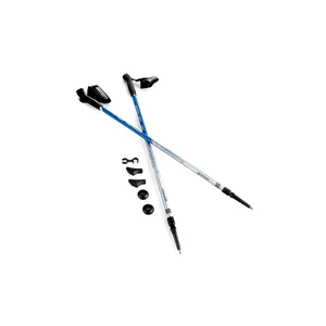 Spokey MEADOW Hole Nordic Walking 2-dielne, anti-shock system, striebrno-blue