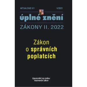 Aktualizace II/1 Zákon o správních poplatcích, Insolvenční zákon