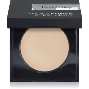 IsaDora Single Power dlhotrvajúce očné tiene odtieň 01 Bare Beige 2,2 g