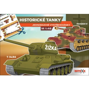 Historické tanky -- Jednoduché vystřihovánky [Papírenské zboží]